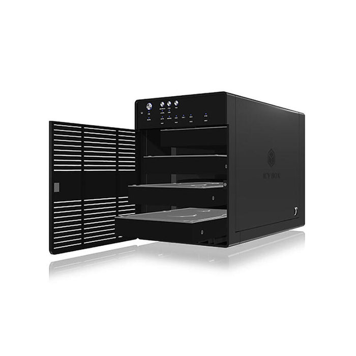 Icybox Ib-3640su3 External 4x3.5" Hdd Case Sata To Usb 3.0 Esata Jbod Black