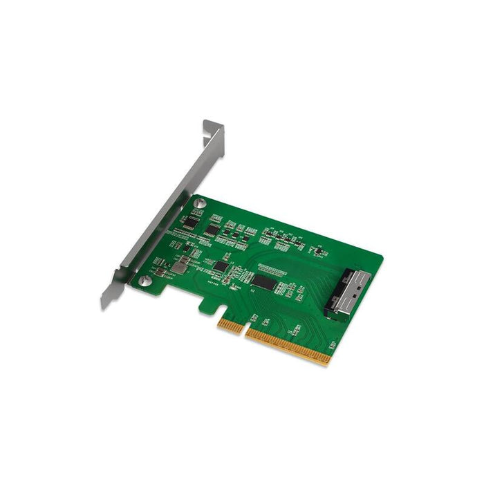 Icydock Mcio Bi To Pcle 5.0 Xb Pcle Adapter With Redriver