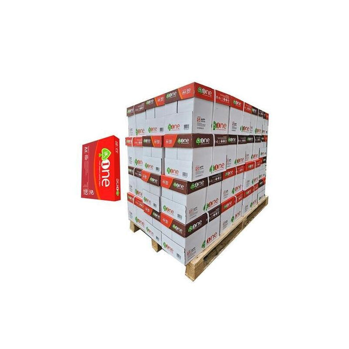Ik One Papel A4 80gr-  Palet 240 De Paquetes  Papel A4 Copy*** Solo Peninsula Y Servicio Puerta Bajo, No Se Despaletizara Ni Subiran A Planta, Solo España ***