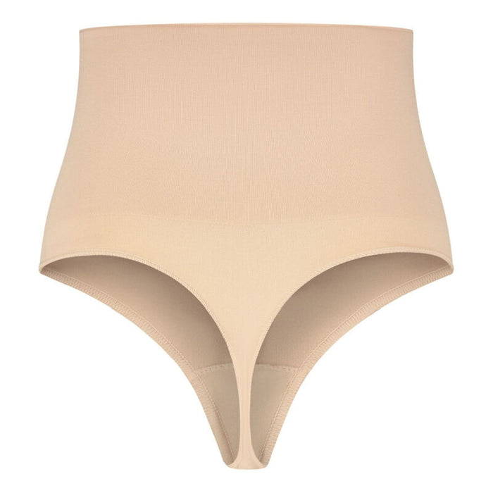 Bye-Bra - Faja Sin Costuras Estilo Tanga Beige Talla M