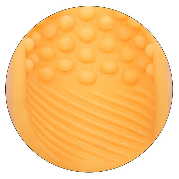 Calexotics - Beaded Grip Masturbador Texturado Naranja