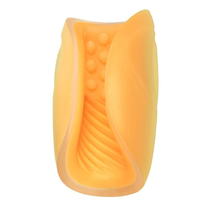 Calexotics - Beaded Grip Masturbador Texturado Naranja