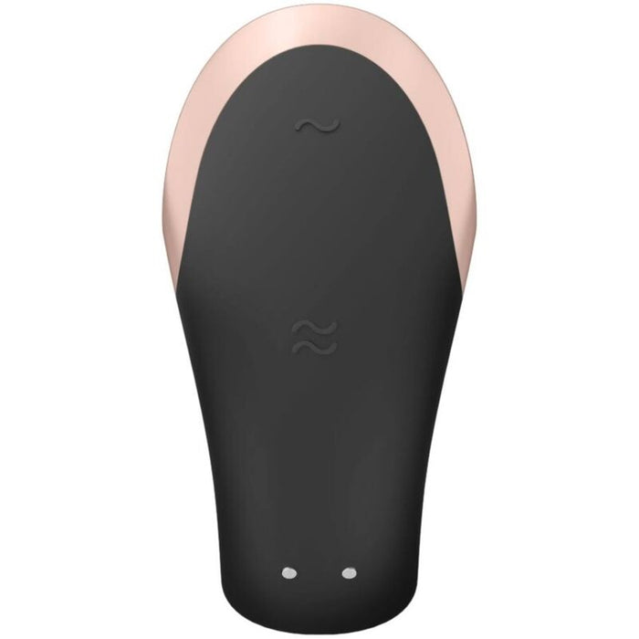 Satisfyer - App Double Love Vibrador Parejas Luxury Negro