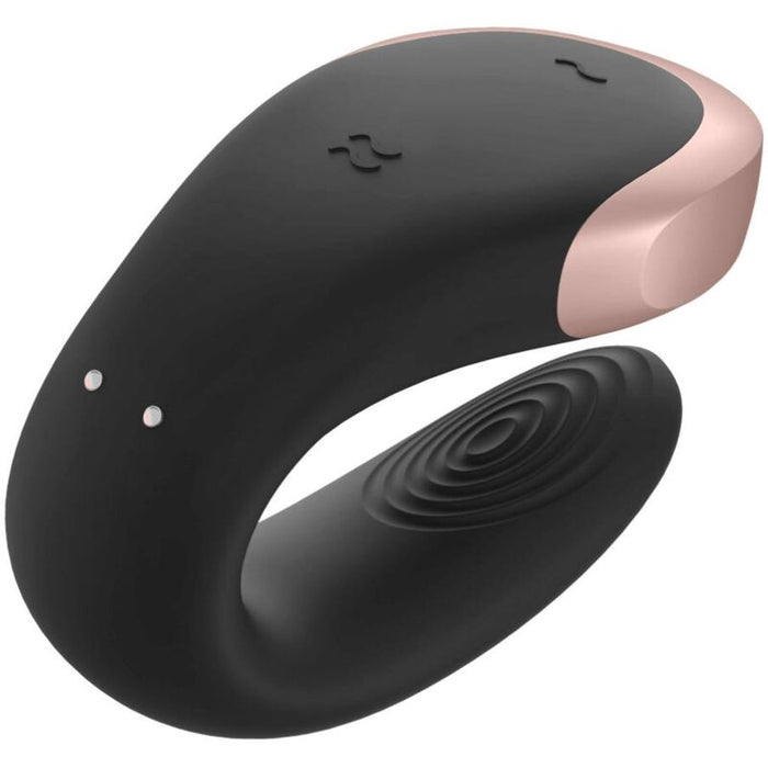 Satisfyer - App Double Love Vibrador Parejas Luxury Negro