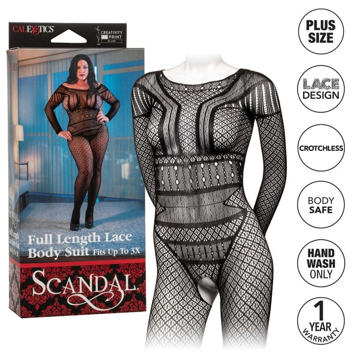 Calexotics - Lace Body Suit Talla Plus