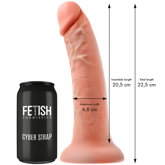 Fetish Submissive Cyber Strap - Arnes Con Dildo Y Bala Control Remoto Tecnologia Watchme L