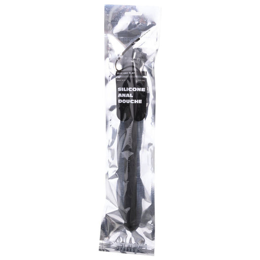 All Black - Ridged Ducha Anal Silicona 27 Cm
