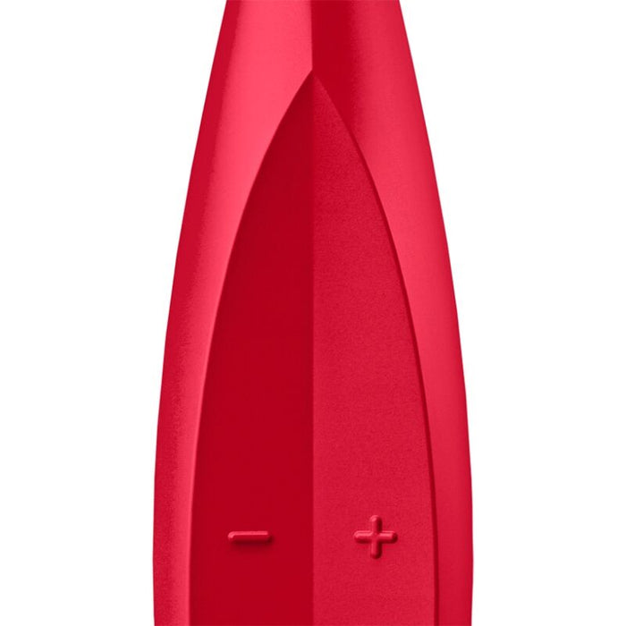 Twirling Fun Varita Vibradora Silicona Usb Rojo