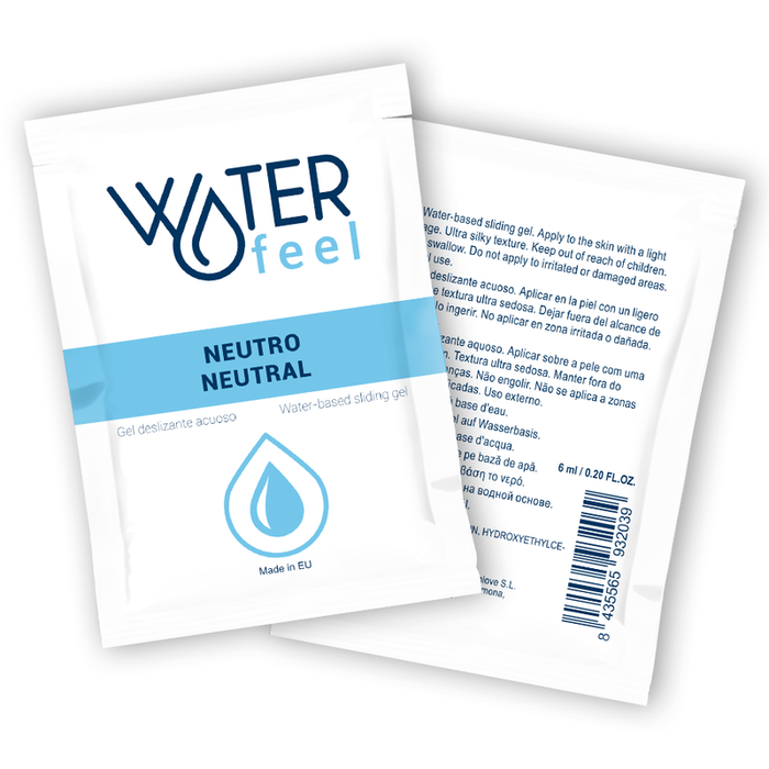 Waterfeel - Gel Deslizante Base Agua Neutro 6 Ml