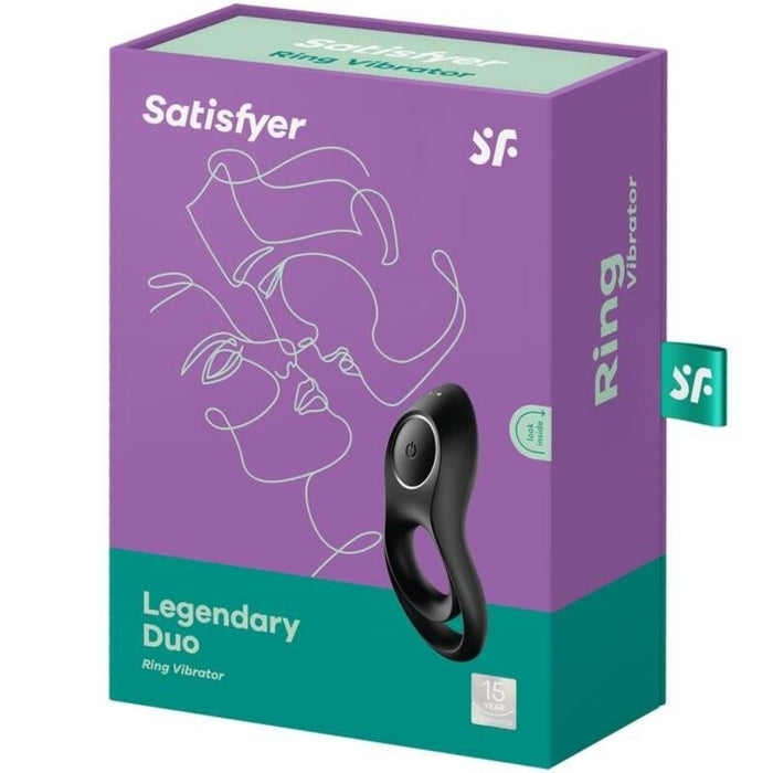 Satisfyer - Legendary Duo Anillo Vibrador Negro