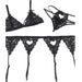 Subblime - Set 3 Piezas Sujetador + Liguero + Tanga L/xl