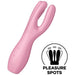 Satisfyer - Threesome 3 Vibrador Rosa