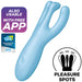 Satisfyer - Threesome 4 Vibrador App Azul