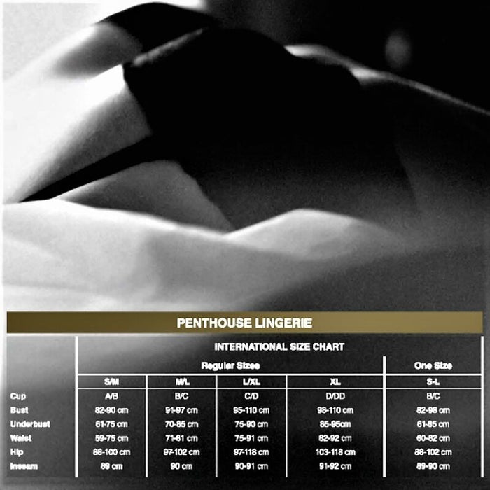 Penthouse - Adore Me Panties Negro L/xl