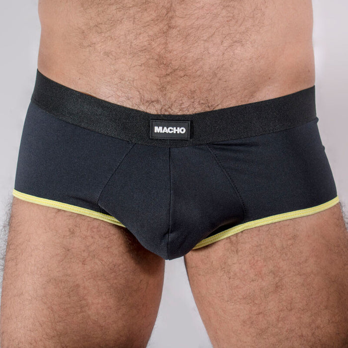 Macho - Ms24a Calzoncillo Brief Dark Amarillo L