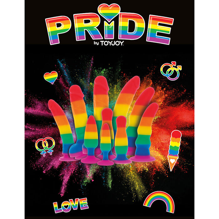 Pene Silicona 19cm  Colours Pride Edition