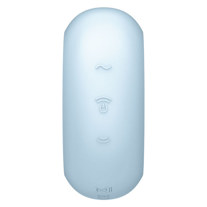 Satisfyer - Pro To Go 3 Estimulador Y Vibrador Doble Azul
