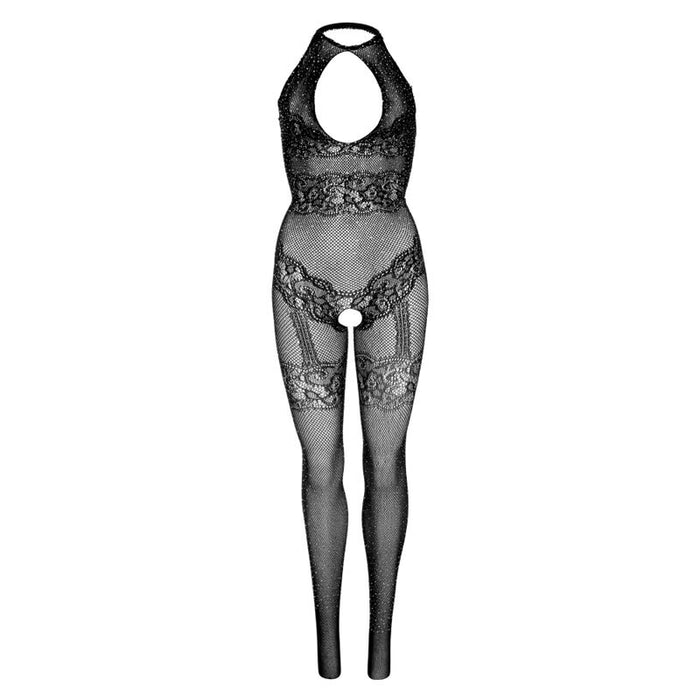 Leg Avenue - Bodystocking De Red Sin Costuras Talla Única - Negro