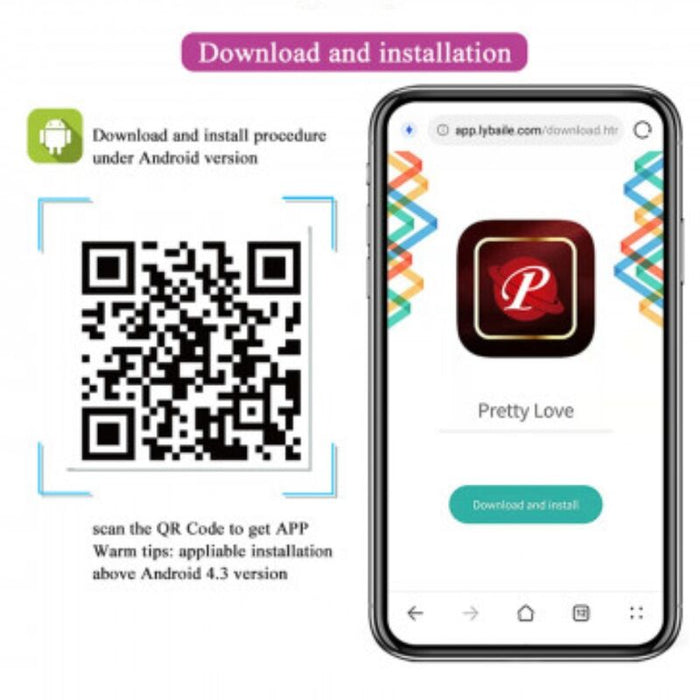 Pretty Love - Catalina Masajeador Free App Lila