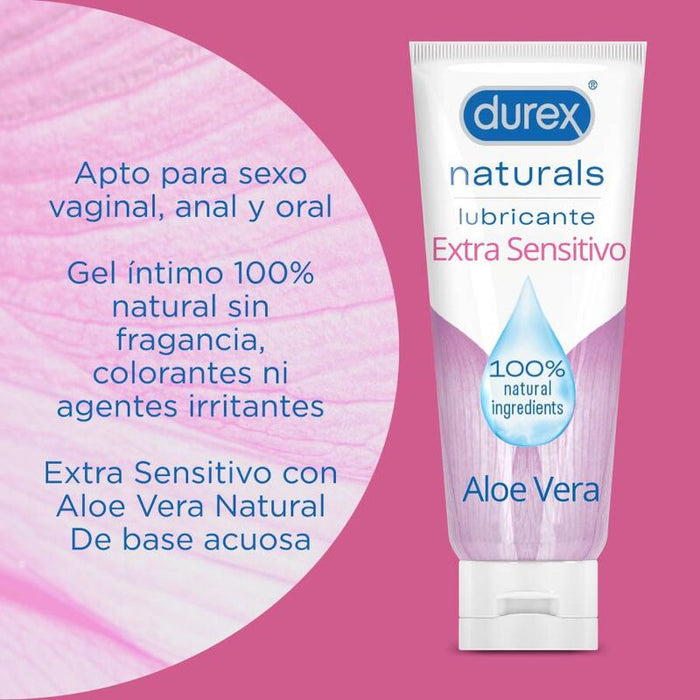 Durex Lubricante Naturals Extra Sensitivo 100ml