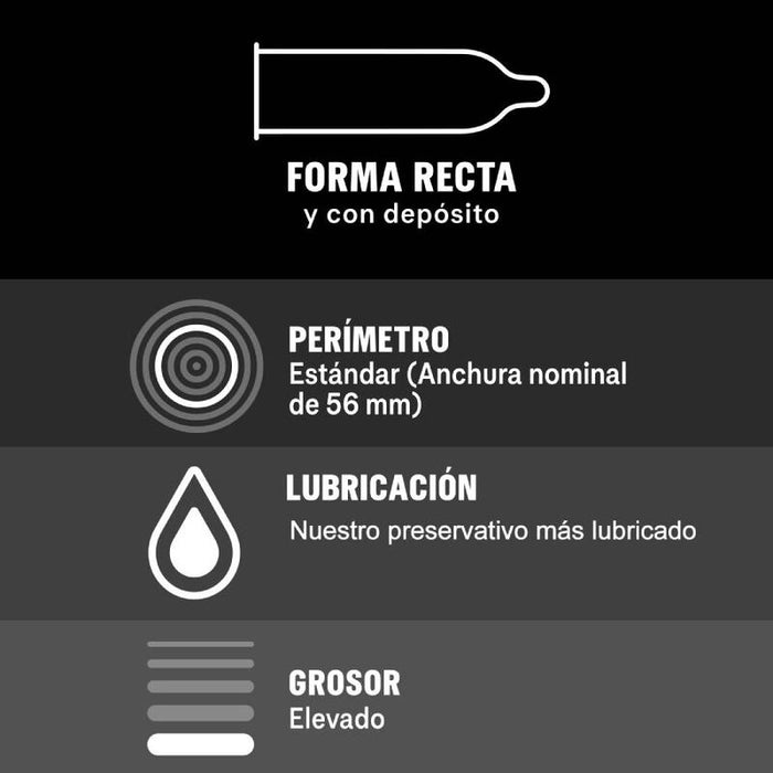 Durex - Perfect Connection Extra Lubricacion Silicona 10 Unidades