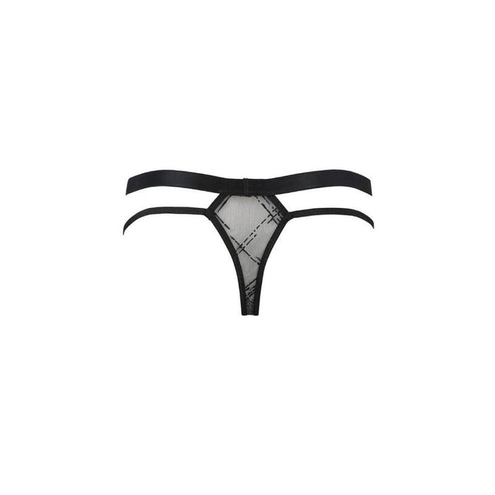 Passion - 029 Tanga Collin Negro L/xl