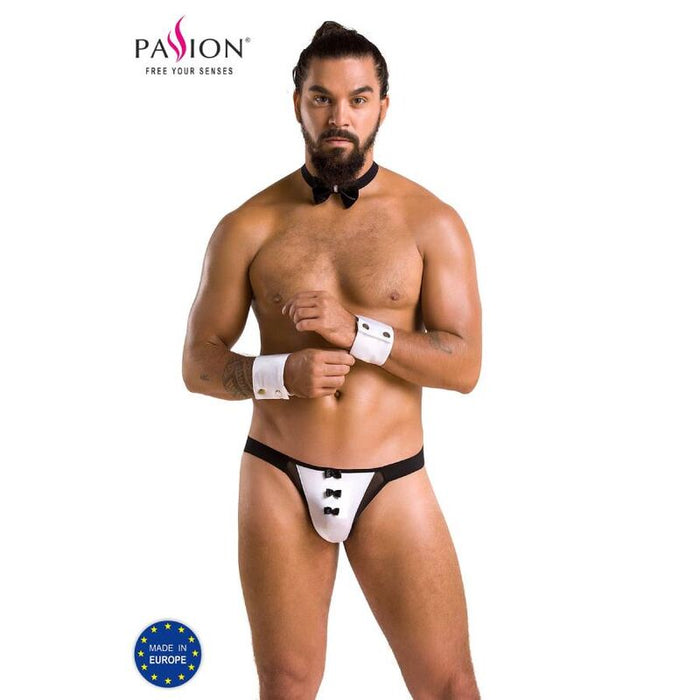 Passion - 036 Slip Alfrojo Negro S/m