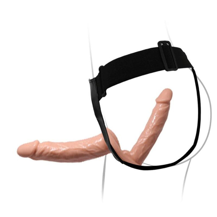 Baile - Ultra Passionate Harness Dobles Dildos Con Arnés