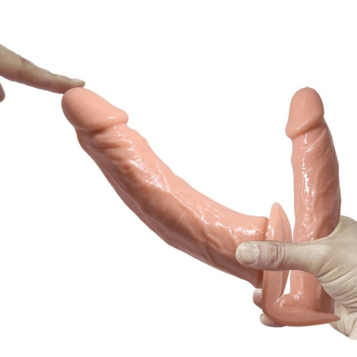 Baile - Ultra Passionate Harness Dobles Dildos Con Arnés