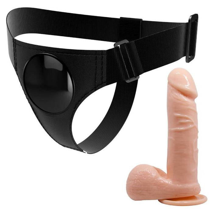 Pretty Love - Harness Briefs Arnés Universal Con Dildo Tom 20 Cm Natural