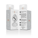 Intense - Plug Anal Metal Aluminio Con Cristal Plata Talla S