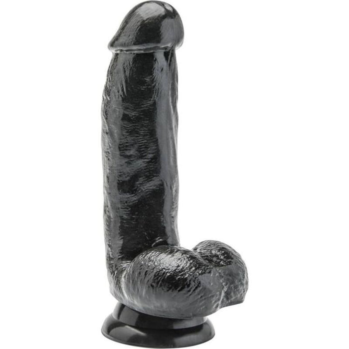 Get Real - Dildo 12 Cm Con Testículos Negro