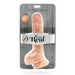 Get Real - Dual Density Dildo 25,5 Cm Con Testículos Natural