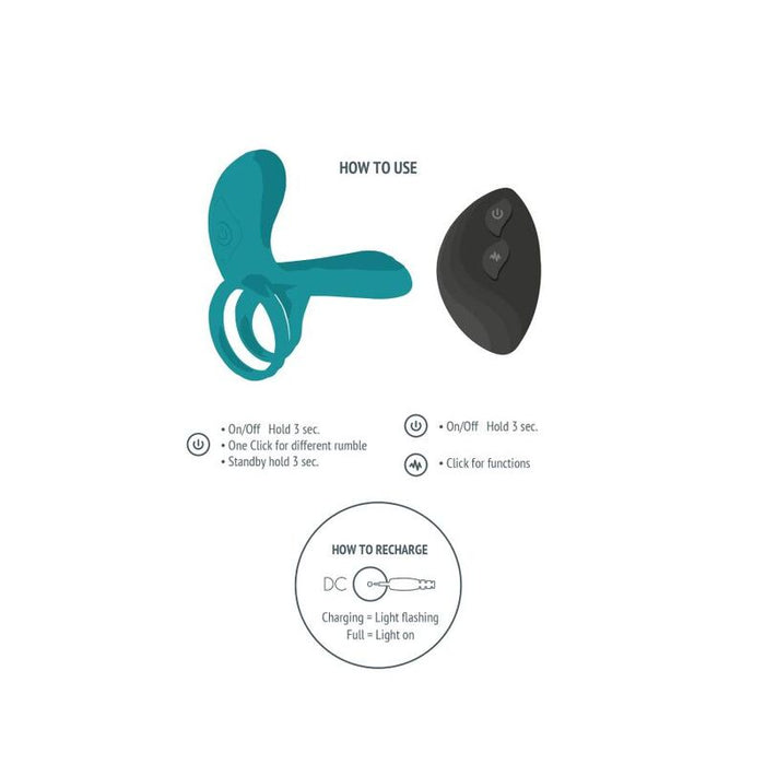 Xocoon - Anillo Vibrador Para Parejas Verde