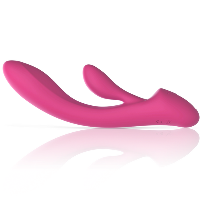 Intense - Luigi Vibrador Rabbit Silicona Liquida Rosa