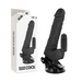 Basecock - Vibrador Realístico Control Remoto Negro 18.5 Cm -o- 4cm