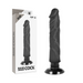 Basecock - Vibrador Realístico 2-1 Natural Negro 20 Cm -o- 4 Cm