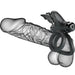 Pretty Love - Doble Anillo Vibrador Con Estimulador Negro