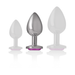 Intense - Plug Anal Metal Aluminio Corazón Rosa Talla M