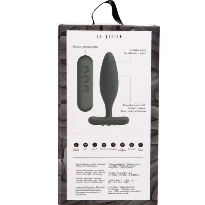 Je Joue - Vesta Plug Anal Vibrador Negro