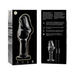 Nebula Series By Ibiza - Modelo 6 Plug Cristal Transparente 12.5 Cm -o- 4 Cm