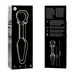 Nebula Series By Ibiza - Modelo 7 Plug Cristal Transparente 13.5 Cm -o- 3 Cm