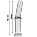 Nebula Series By Ibiza - Modelo 9 Dildo Cristal Transparente 15.5 Cm -o- 2.5 Cm