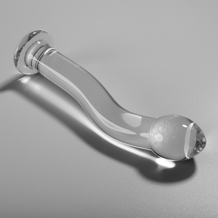 Nebula Series By Ibiza - Modelo 18 Dildo Cristal Transparente 18.5 Cm -o- 3.5 Cm