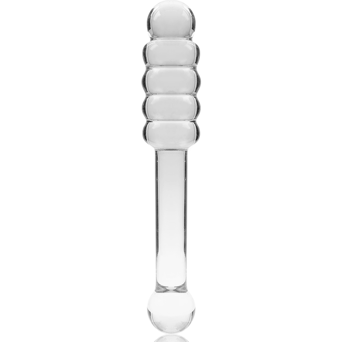 Nebula Series By Ibiza - Modelo 20 Dildo Cristal Transparente 20.5 Cm -o- 3 Cm