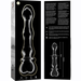 Nebula Series By Ibiza - Modelo 21 Dildo Cristal Transparente 20.5 Cm -o- 3.5 Cm