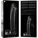 Nebula Series By Ibiza - Modelo 23 Dildo Cristal Transparente 21.5 Cm -o- 4 Cm