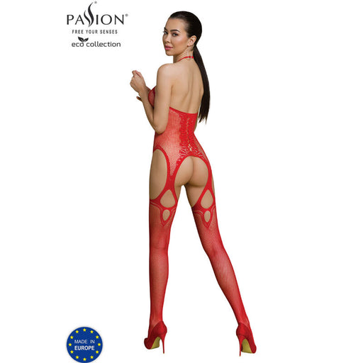 Passion - Eco Collection Bodystocking Eco Bs013 Rojo
