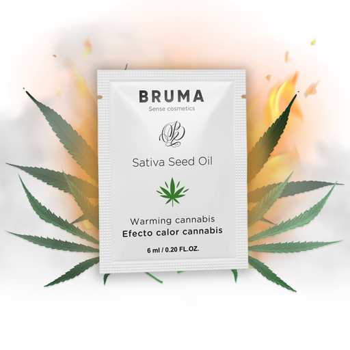 Bruma - 6 Ml Gel Deslizante Con Aceite De Semilla Efecto Calor Sabor Cannabis