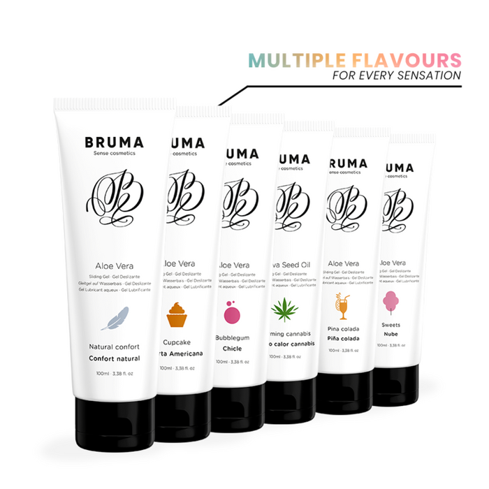 Bruma - Gel Deslizante Con Aloe Vera Sabor A Piña Colada 100 Ml